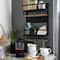 Household Essentials Metal Organizer with Paper Towel Holder